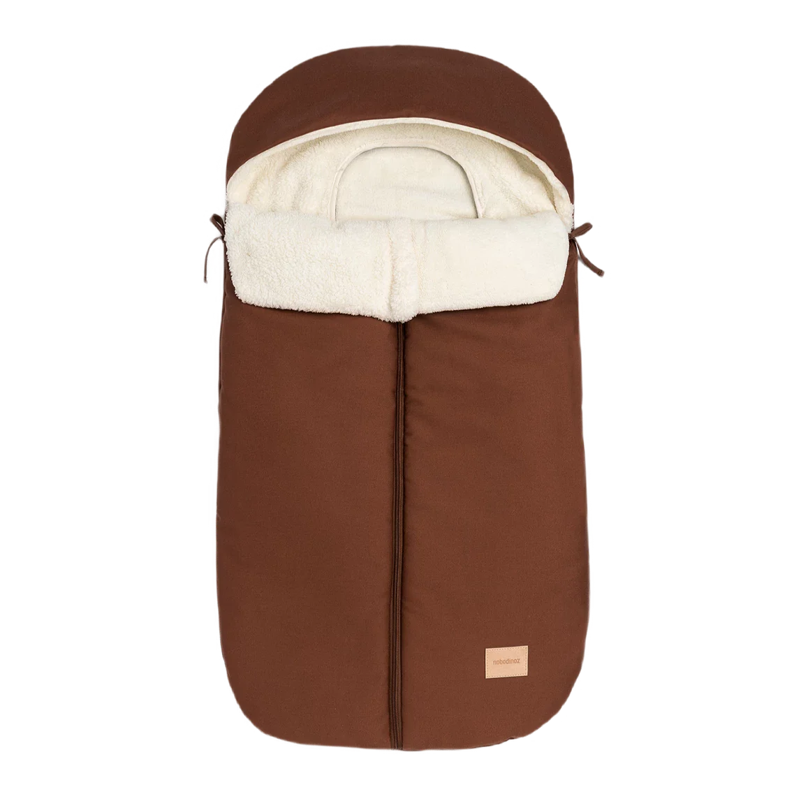 Nobodinoz Hyde Park footmuff for Buggy 6-18m - 90x50cm | Brick Brown