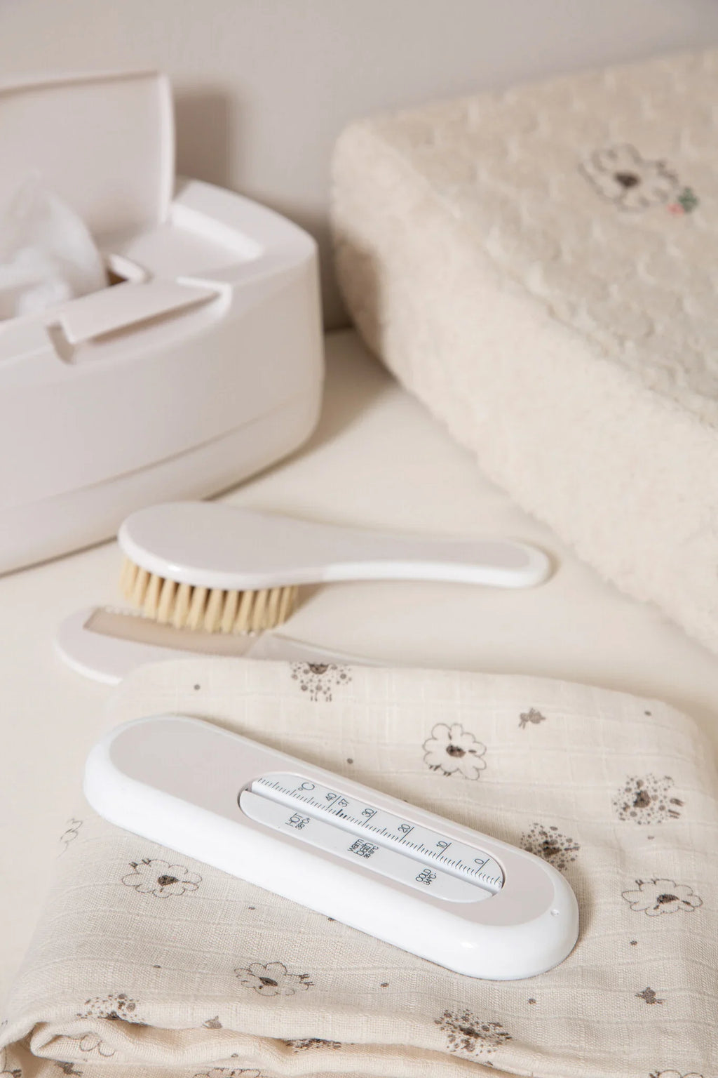 Bébé-Jou Bath Thermometer Uni | Light Oat