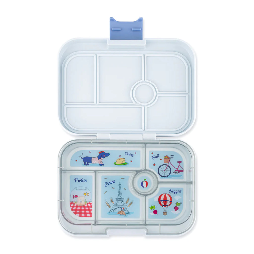 Yumbox Original 6 compartments Leak-proof Lunchbox | Hazy Grey Paris