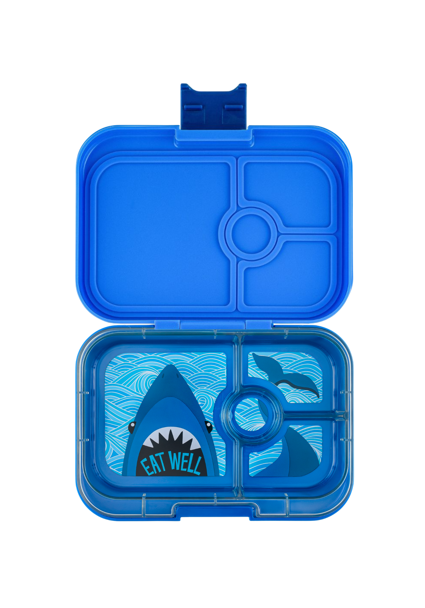 Yumbox Panino 4 Compartments Leakproof Lunchbox | Surf Blue Shark