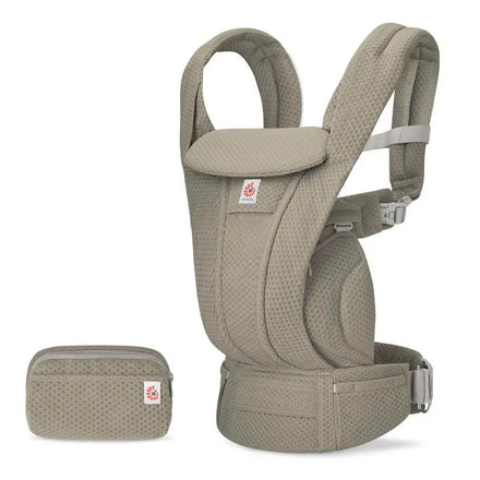 Ergobaby Omni Deluxe Baby Carrier Mesh | Soft Olive
