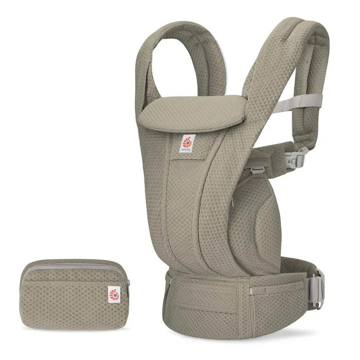 Ergobaby Omni Deluxe Baby Carrier Mesh | Soft Olive