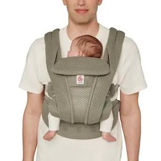 Ergobaby Omni Deluxe Baby Carrier Mesh | Soft Olive
