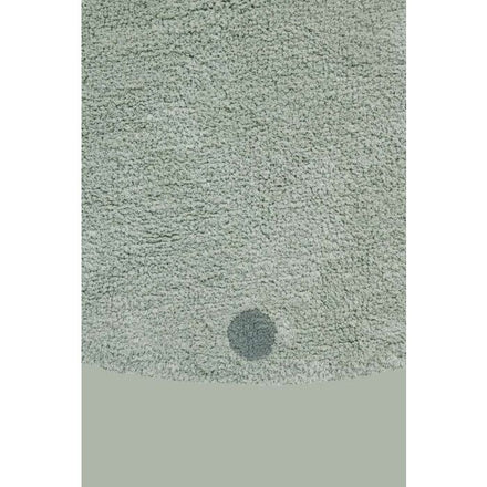 Lorena Canals Machine Washable Carpet Rug Round Ø140cm | Round Dot Blue Sage