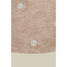 Lorena Canals Machine Washable Carpet Rug Round Ø140cm | Round Dot Rose