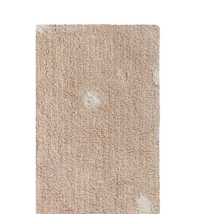 Lorena Canals Machine Washable Carpet Rug 100x150cm | Mini Dot Rose