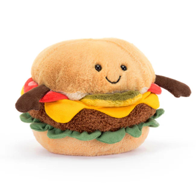 Jellycat Cuddly Toy Amuseables Burger 11cm