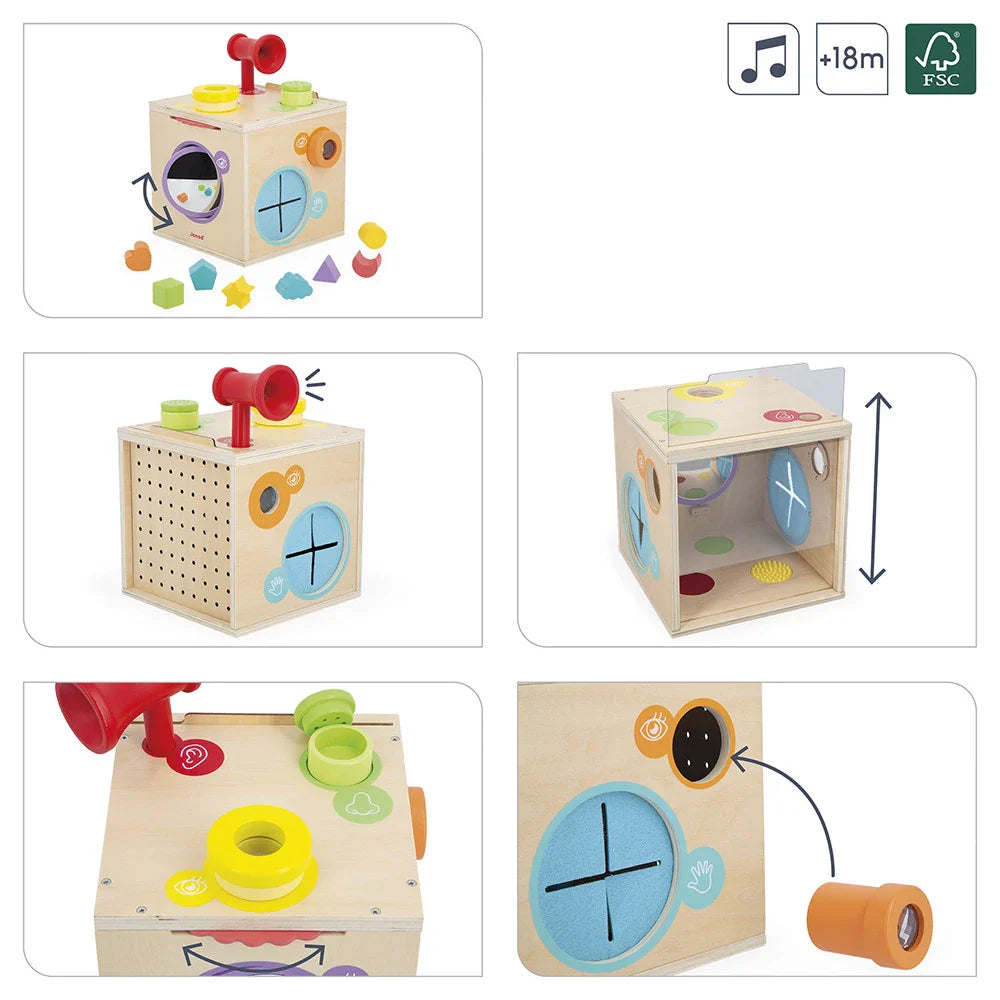Janod Sensory Discovery Cube