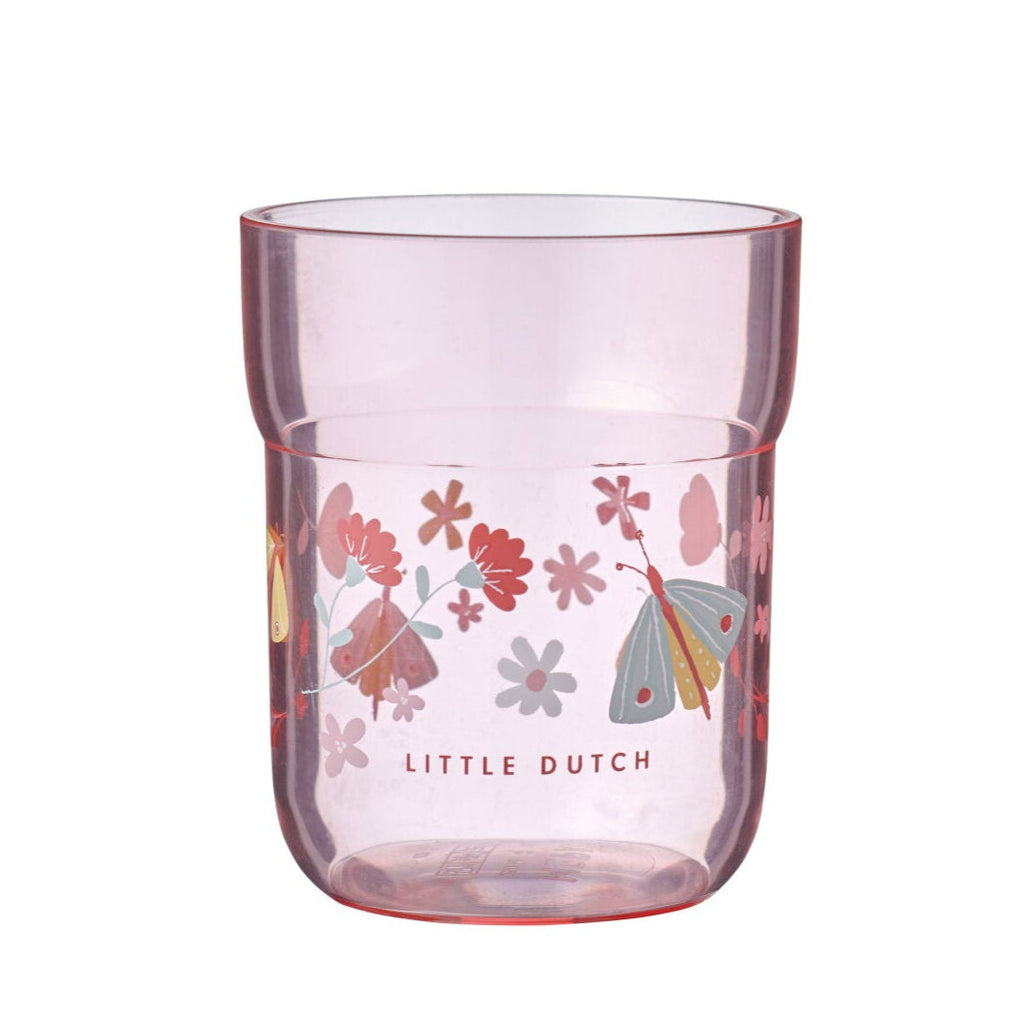 Mepal Little Dutch Children's Glass 250ml | Flowers & Butterflies