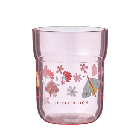 Mepal Little Dutch Children's Glass 250ml | Flowers & Butterflies