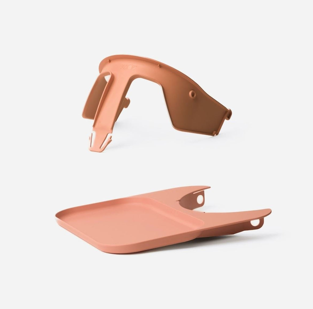 Kaos Klapp Bundle Safety Bar & Tray Recycled Edition | Terracotta Pink