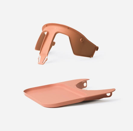 Kaos Klapp Bundle Safety Bar & Tray Recycled Edition | Terracotta Pink