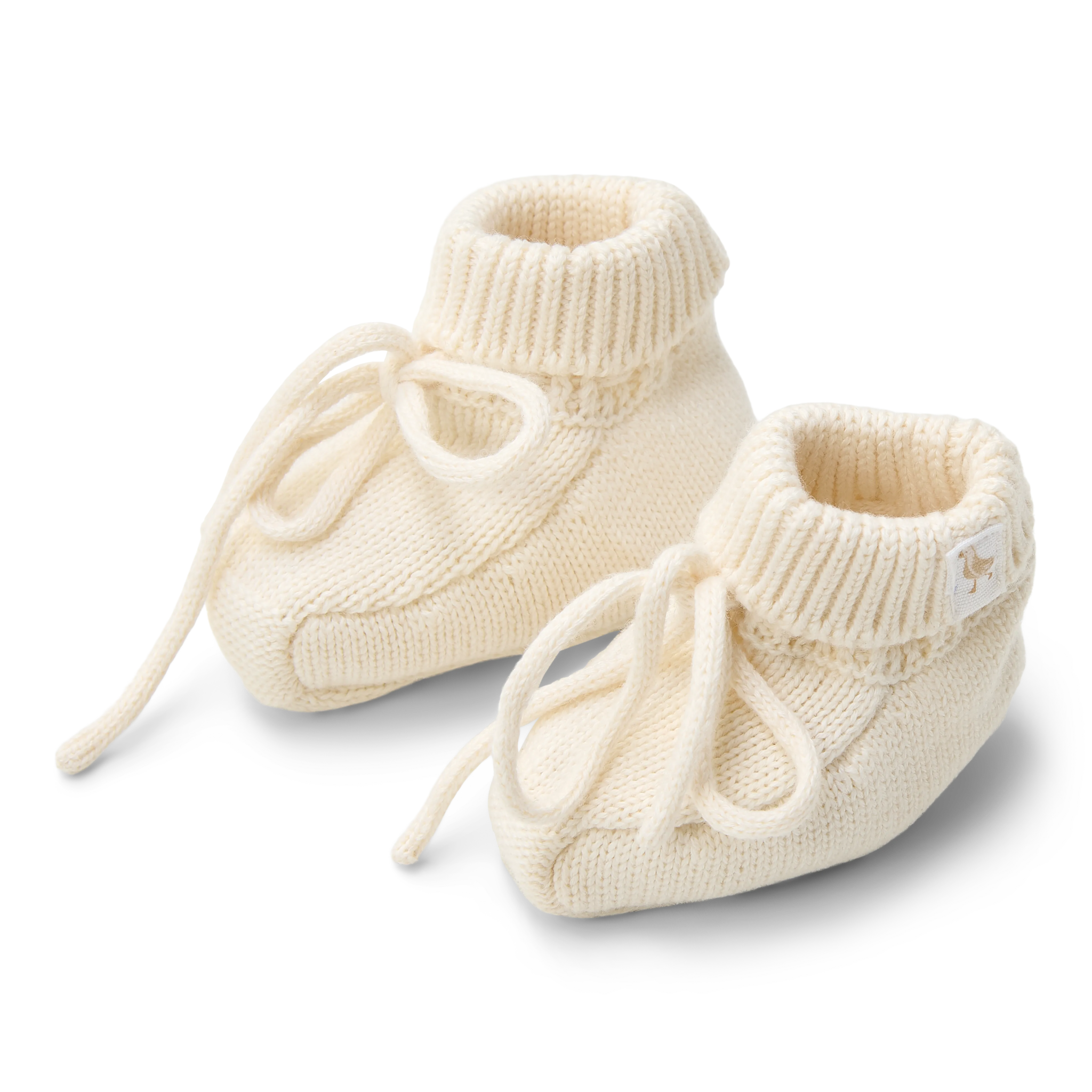 Little Dutch Knitted Slippers | White