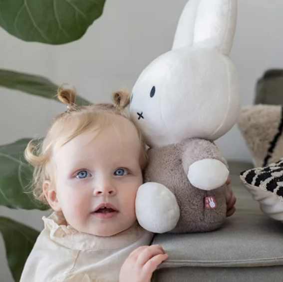 Little Dutch Miffy hug 35cm | Fluffy taupe