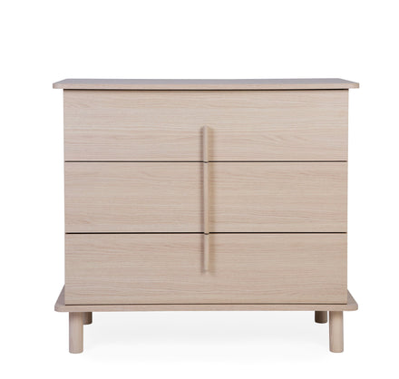 Childhome Nordica Changing Table 3 Drawers With Care Unit | Natural