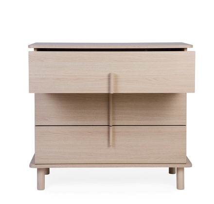 Childhome Nordica Changing Table 3 Drawers With Care Unit | Natural