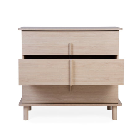 Childhome Nordica Changing Table 3 Drawers With Care Unit | Natural