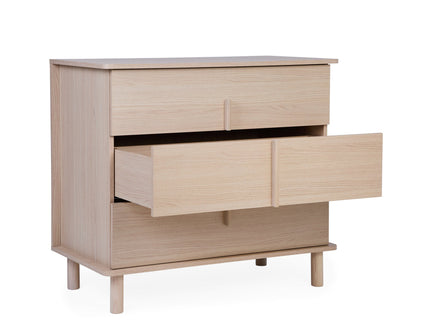 Childhome Nordica Changing Table 3 Drawers With Care Unit | Natural