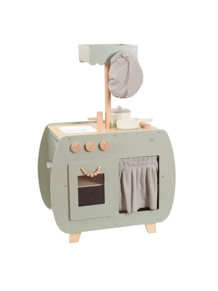 Label Label Wooden Bistro Kitchen With Accessories | Olive Green