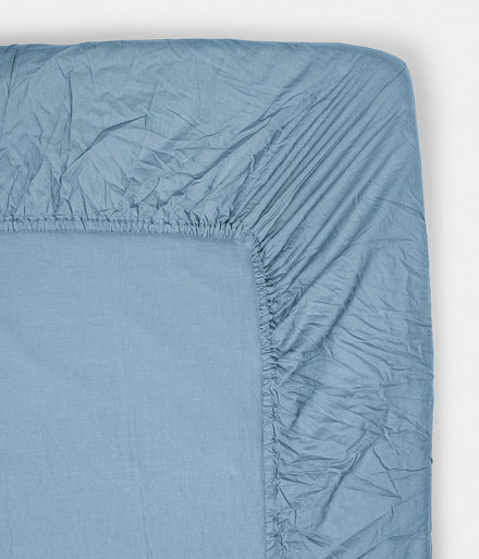 Midnatt fItted sheet 180x200cm | Lake