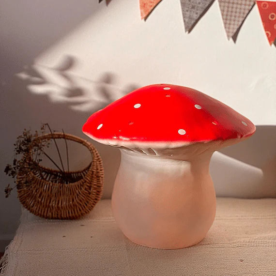 Egmont Toys Night Light Mushroom Medium Red 20cm