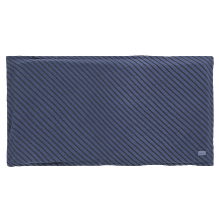 Nobodinoz Landscape Waffle floor mattress 60x120x4cm | Stripes Cobalt