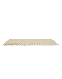 Nobodinoz Landscape Waffle floor mattress 60x120x4cm | Stripes Natural