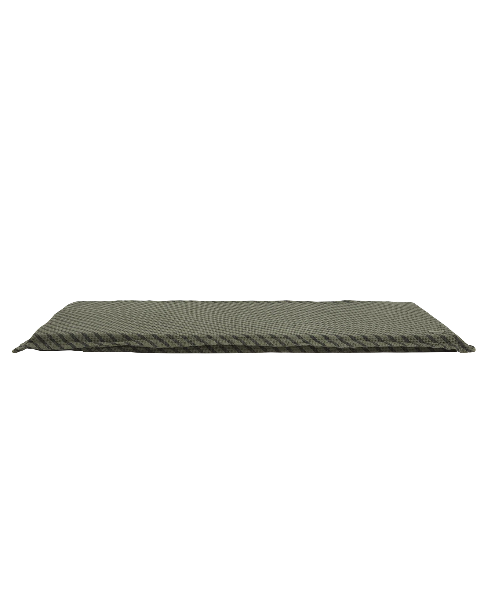 Nobodinoz Landscape Waffle floor mattress 60x120x4cm | Stripes Vetiver