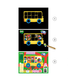 Djeco Craft Set Scratch | Vehicles