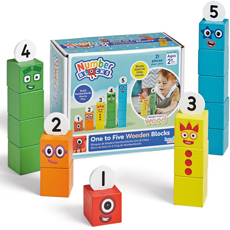 Learning Resources Wooden Number Blocks | 1 To 5