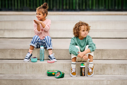 Mepal Bento Lunch Box with Compartments and Fork | Little Farm