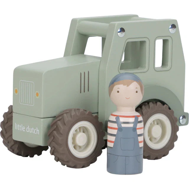 Little Dutch Wooden Tractor