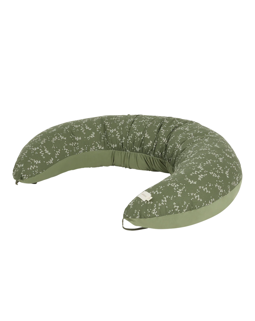 Nobodinoz Luna Maternity Pillow 170x38x25cm | Green jasmine