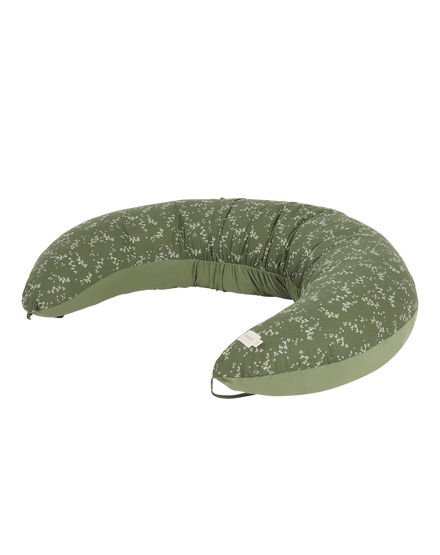 Nobodinoz Luna Maternity Pillow 170x38x25cm | Green jasmine