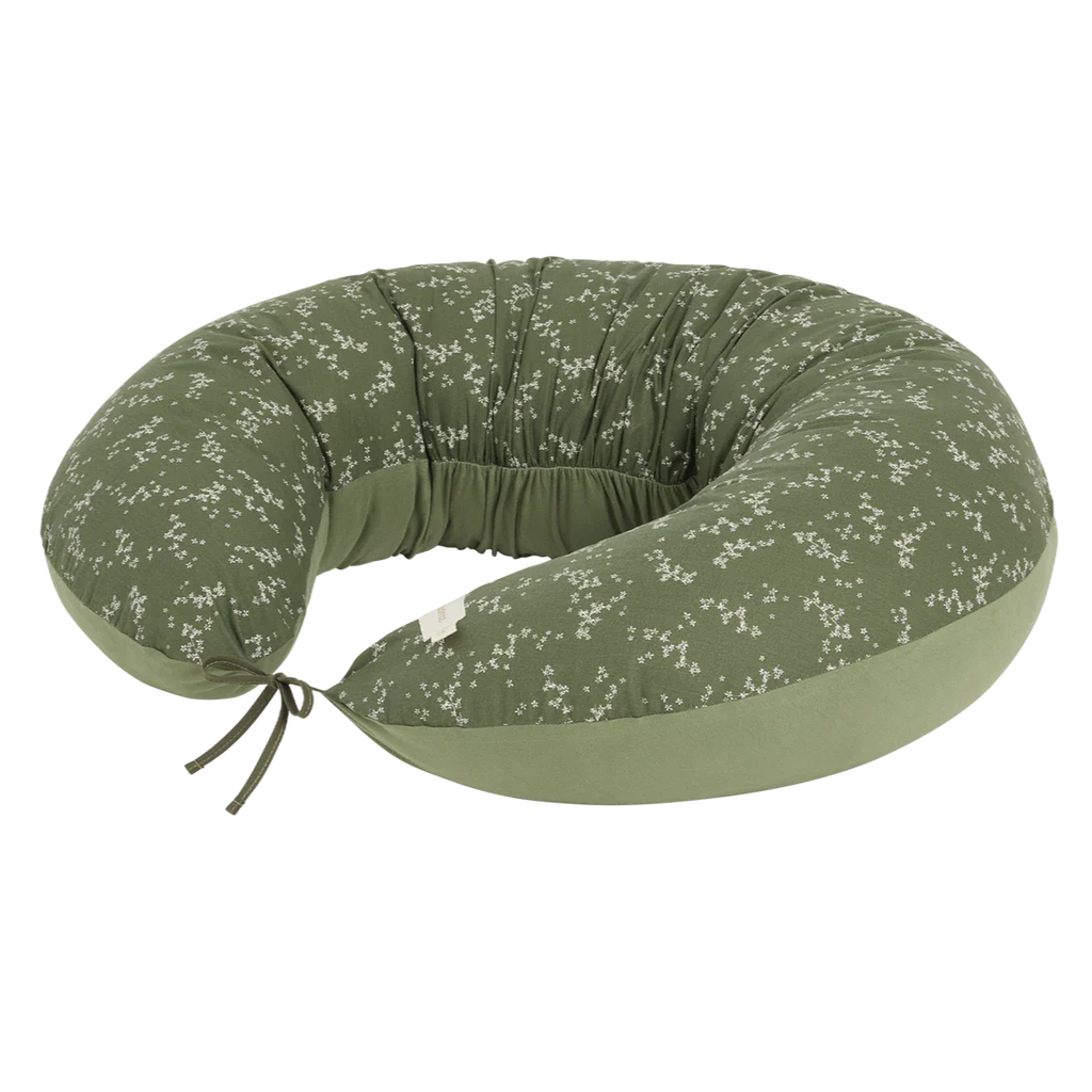 Nobodinoz Luna Maternity Pillow 170x38x25cm | Green jasmine