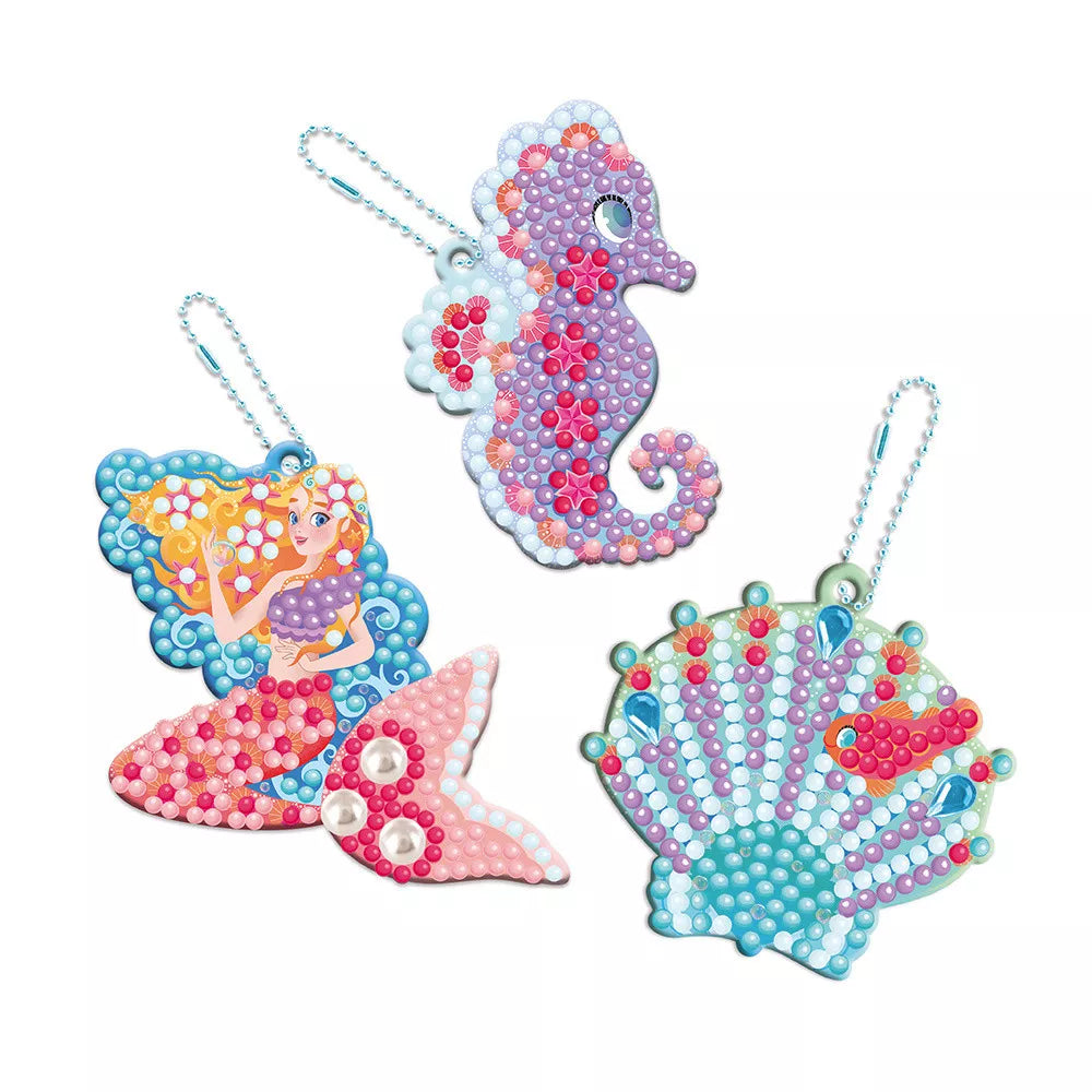 Janod Crea Set Magic Ocean | 3 Diamond Keychains