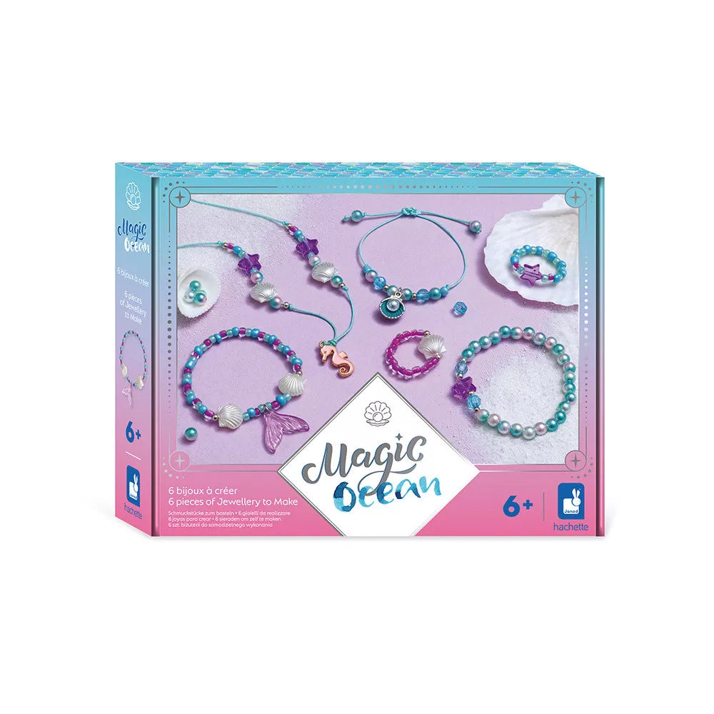 Janod Crea Set Magic Ocean | Making Jewels 6PCS