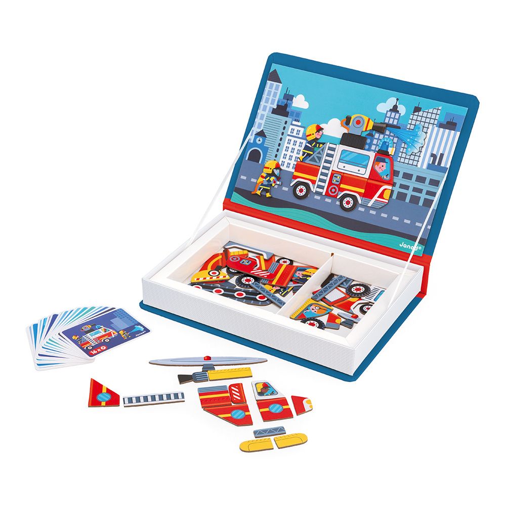 Janod Take-along Magnetic Set Firefighter