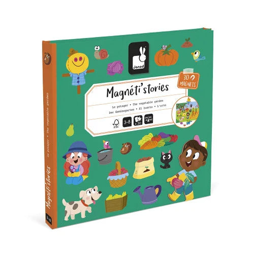 Janod Magneti'Stories Magnet Set | The Vegetable Garden