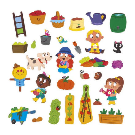 Janod Magneti'Stories Magnet Set | The Vegetable Garden