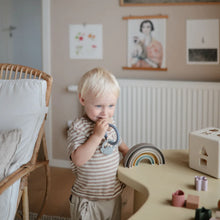 Mushie Teether Toy Silicone Space Ring