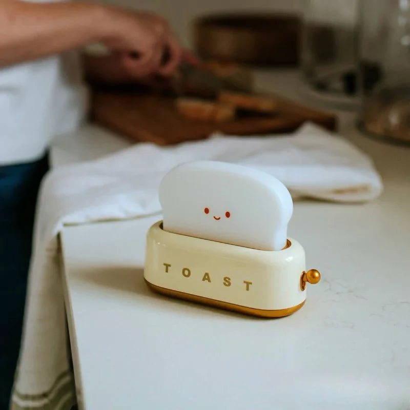 Mary'S LED Night Lamp Toaster Yellow