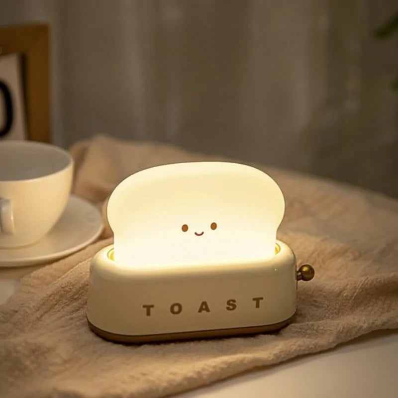 Mary'S LED Night Lamp Toaster Yellow