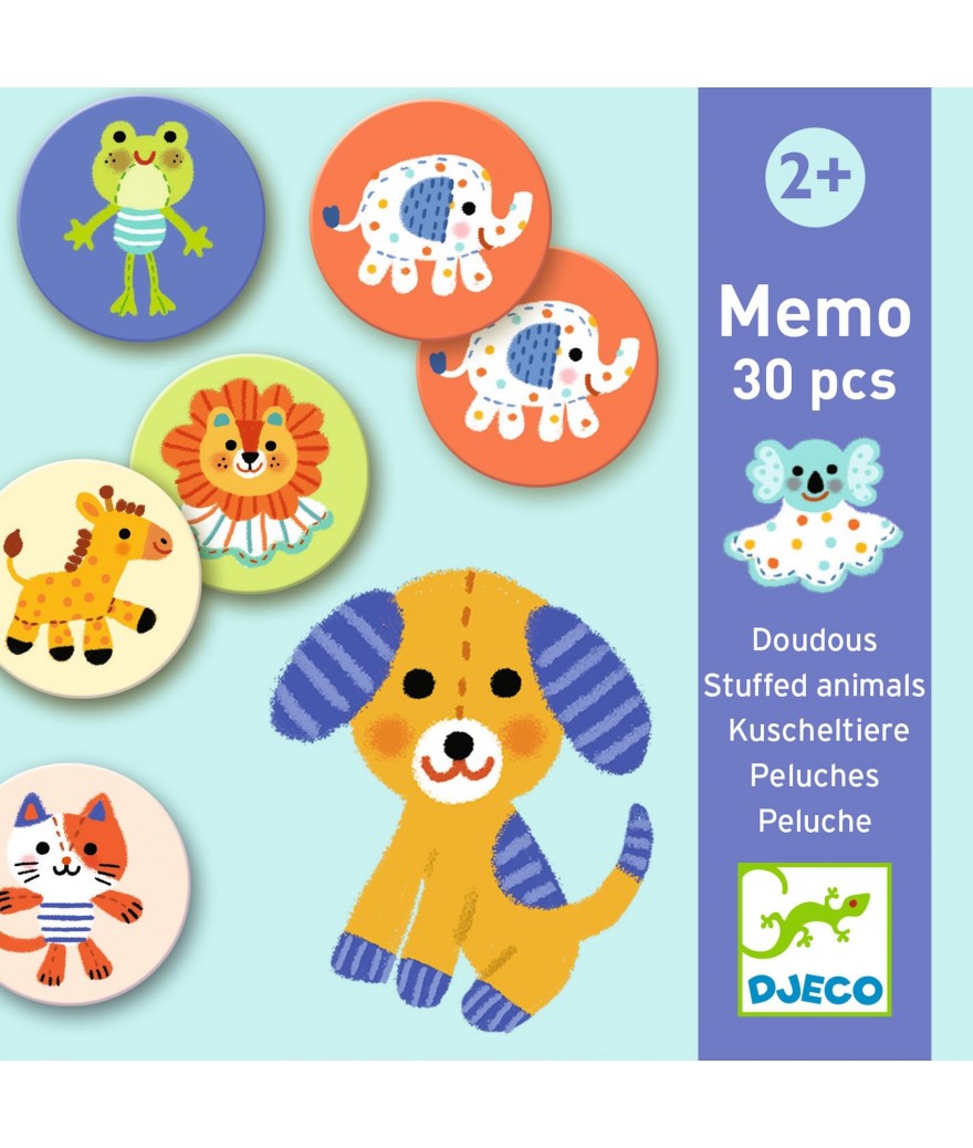 Djeco Memo Mix | Stuffed Animals