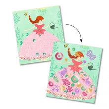 Djeco Craft Set Artistic Metallic Cards +6Y | Fairies & Dresses