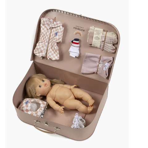 Minikane suitcase with doll and accessories Racing Fille Yze