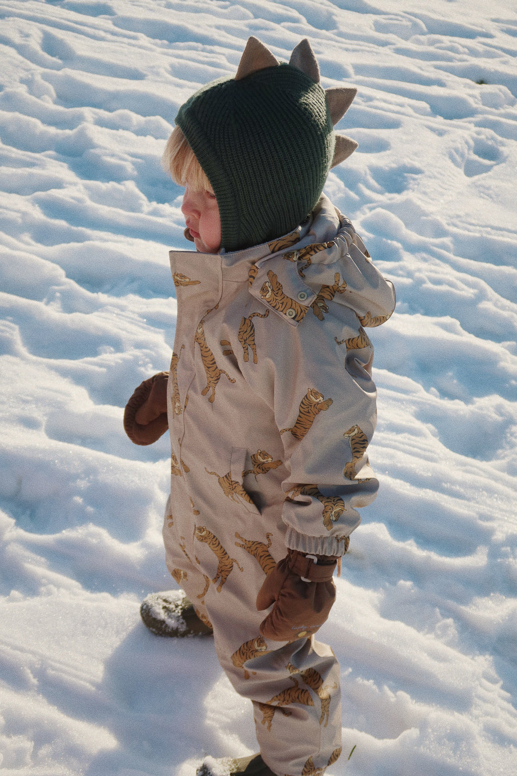 Konges Sløjd Nohr Snow Mittens | Walnut