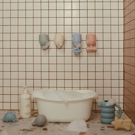 Mushie Bath Toy Set 4-Pack | Pour And Play