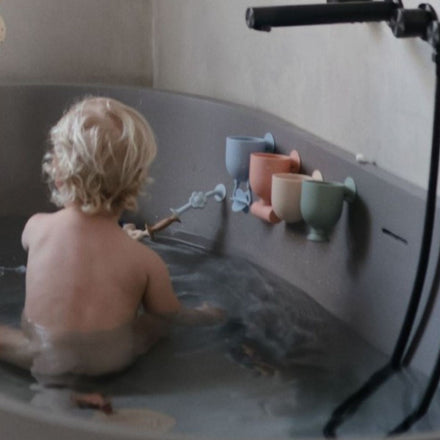 Mushie Bath Toy Set 4-Pack | Pour And Play