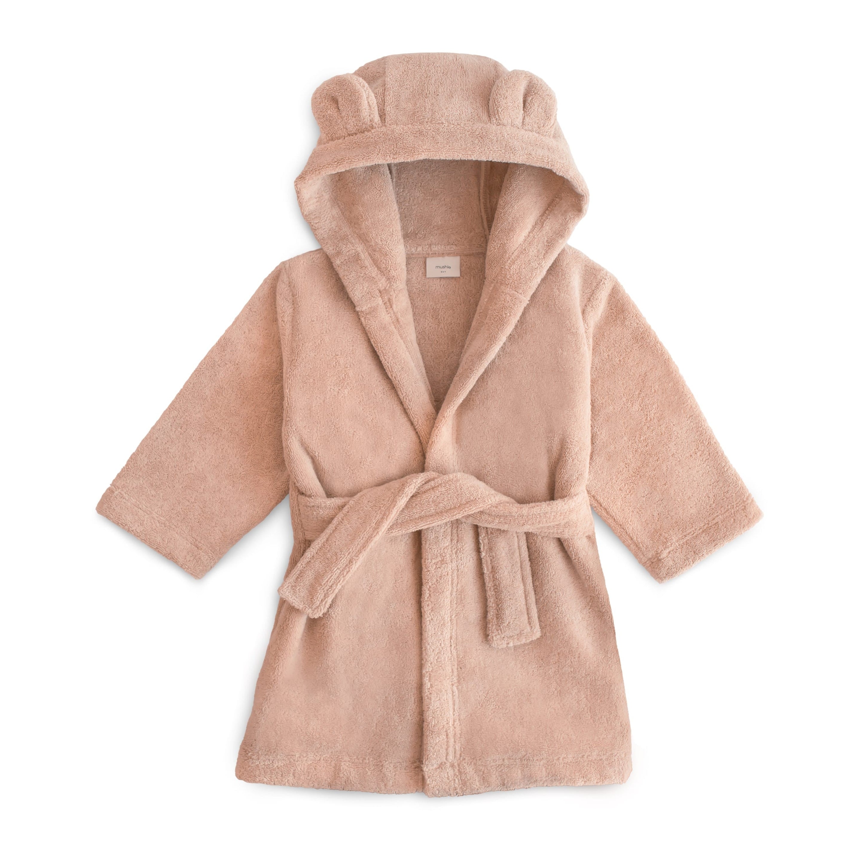 Mushie Bathrobe 4-6Y Bear Blush
